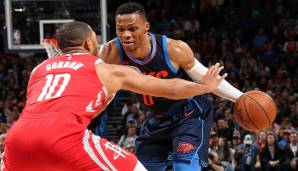 Russell Westbrook führt die Thunder mit 31 Punkten zum Sieg