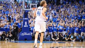 Platz 4: Dirk Nowitzki (Mavericks) - 50.121 Minuten in 1.452 Spielen (Stand: 24. Februar 2018)