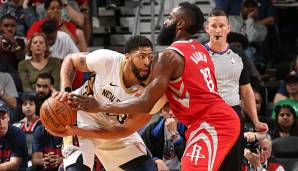 Anthony Davis und James Harden spielen beide herausragende Saisons.