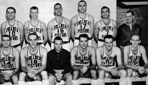 Fort Wayne Pistons (1948-1957): Hauptsache mittlerer Westen, sagt man sich bei den Pistons. 1957 zog man von Indiana nach Michigan um und spielt dort bis heute.