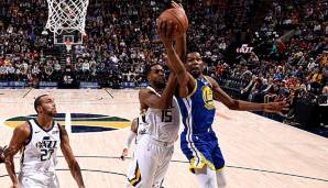 Kevin Durant erzielte gegen die Utah Jazz 38 Punkte.