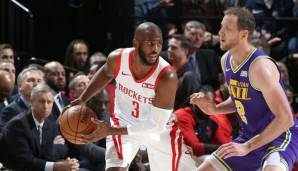 Chris Paul und die Houston Rockets hatten gegen die Utah Jazz keine Chance.