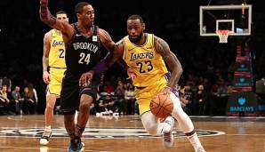 LeBron James kann trotz überragender Leistung die Niederlage der Lakers nicht verhindern.