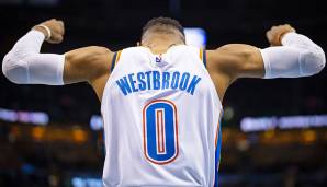 Platz 4: Russell Westbrook (Oklahoma City Thunder) - 1.494.382 Stimmen.