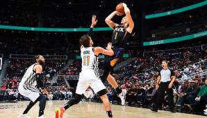 Platz 10: Devin Booker (Phoenix Suns, 22,3 Jahre alt) - Stats 18/19: 24,6 Punkte, 6,7 Assists