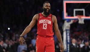 Platz 7: James Harden (Houston Rockets) - 36,13 Punkte pro Spiel in der Saison 18/19 - Teamerfolg: Conference Semifinals