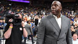 Magic Johnson übernahm im Jahr 2017 den Posten als President of Basketball Operations bei den Lakers.