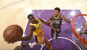 Isaac Bonga war gegen die Golden State Warriors der Kapitän der Los Angeles Lakers.