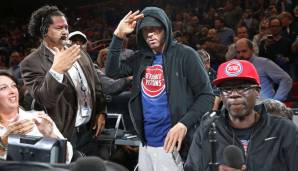 Detroit Pistons: Der echte Slim Shady steht bei Pistons-Spielen regelmäßig auf - Eminem stammt bekanntlich aus Detroit und ist der Franchise recht eng verbunden.