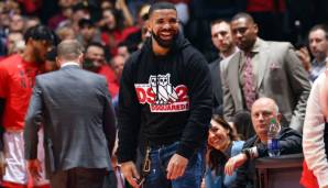 Toronto Raptors: Keine Frage. Drake ist das Gesicht der Raptors, auch wenn längst nicht jeder von seinen Auftritten an der Seitenlinie begeistert ist.