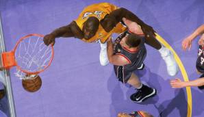 Platz 2: Shaquille O'Neal (Los Angeles Lakers) - 2002er NBA Finals gegen die New Jersey Nets: 36,3 Punkte pro Spiel
