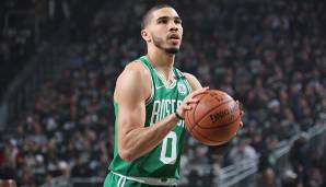 Jayson Tatum (Small Forward), Boston Celtics - Stats 2018/19: 15,7 Punkte, 6 Rebounds, 2,1 Assists bei 45 Prozent FG (79 Spiele)