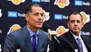 Rob Pelinka setzt hohe Erwarungen an die kommende Spielzeit der Los Angeles Lakers.