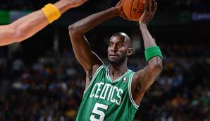 Platz 5: Kevin Garnett (von 1996 bis 2016 im Trikot der Timberwolves, Celtics und Nets) - 5445 Assists in 1462 Spielen.