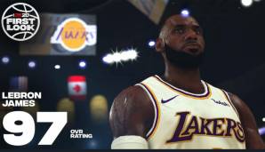 Platz 1: LeBron James (Los Angeles Lakers): 97