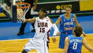 Carmelo Anthony (Denver Nuggets), Alter: 22, Turnier-Stats: 19,9 Punkte, 3,7 Rebounds in 24 Minuten