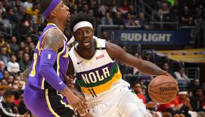 Platz 10: New Orleans Pelicans - Jrue Holiday (21,2 Punkte, 7,7 Assists, 5 Rebounds) und Lonzo Ball (9,9 Punkte, 5,4 Assists, 5,3 Rebounds)