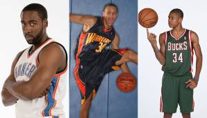 Zum Abschluss der NBA Rookie-Week hat SPOX im Bild-Archiv gekramt und einige Leckerbissen von den Rookie-Fotoshootings der heutigen Stars gefunden. Vom jungen Dirkules bis zum Baby-Faced Assassin: Wir zeigen die besten Bilder.