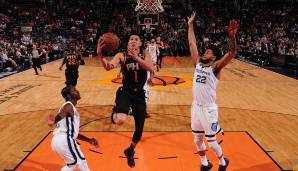 Platz 34: Devin Booker (Phoenix Suns) - Statistiken 2018/19: 23,6 Punkte, 6,8 Assists, 4,1 Rebounds