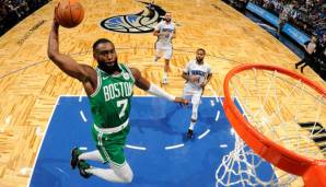 Jaylen Brown hat bei den Boston Celtics vorzeitig richtig abgesahnt.