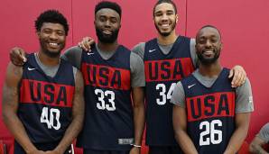 Die Boston Celtics schickten im Sommer ein Quartett zu Team USA.