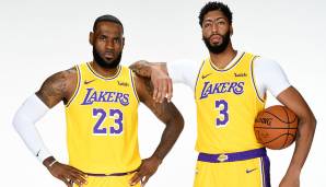 Los Angeles Lakers - SPOX-Note: 2 - Wichtigster Zugang: Anthony Davis, Wichtigster Abgang: Lonzo Ball.