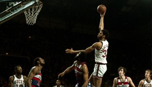 Platz 6: KAREEM ABDUL-JABBAR (Milwaukee Bucks) - 344 Punkte in der Saison 1970/71.
