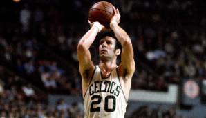 Platz 1: Larry Siegfried (San Diego Rockets, hier im Trikot der Boston Celtics) - 21 Assists gegen die Portland Trail Blazers am 16. November 1970.