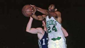 Platz 10: Sam Jones (Boston Celtics) - 28 Punkte (13/18 FG) in 18 Minuten am 27. Januar 1967 gegen die Detroit Pistons.