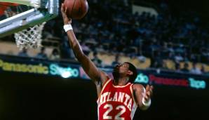 Platz 6: John Drew (Atlanta Hawks) - 29 Punkte (8/16 FG) in 19 Minuten am 18. November 1981 gegen die Phoenix Suns.