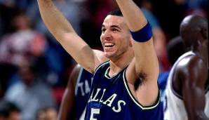 Platz 5: Jason Kidd (Dallas Mavericks) - 8 Dreier (12 Versuche) am 11. April 1995 gegen die Houston Rockets.
