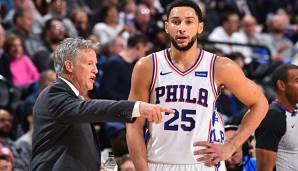 Brett Brown wirkte nach der Pleite gegen die Dallas Mavericks ratlos.