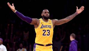 Platz 1: LeBron James (L.A. Lakers) - 2.018.725 Stimmen - Stats 2021/22: 28,6 Punkte, 7,4 Rebounds und 6,5 Assists bei 52,0 Prozent aus dem Feld (27 Spiele)