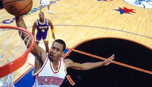 PLATZ 2: Allen Iverson (Philadelphia 76ers) - 7,0 Punkte im vierten Viertel in der Saison 1996/97.