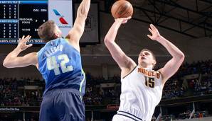 Nikola Jokic traf gegen die Dallas Mavericks den Gamewinner.