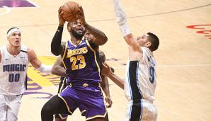LeBron James und die Lakers haben nach neun Siegen in Folge gegen die Magic verloren.
