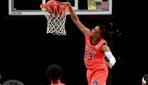 Pick 8: Isaac Okoro (Auburn, F) - Stats: 12,9 Punkte, 4,4 Rebounds, 2,0 Assists, 0,9 Blocks bei 51,4 Prozent FG und 29,0 Prozent Dreier.