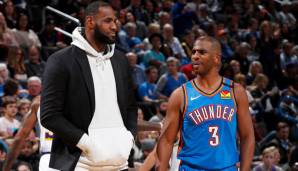 LeBron James und Chris Paul sind seit Jahren gut miteinander befreundet.