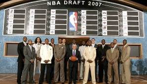 PLATZ 10: Draft 2007 - Score: 143 - 4 All-Stars (Kevin Durant, Al Horford, Joakim Noah, Marc Gasol).