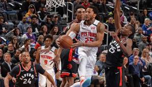 Geteilter Platz 17: Derrick Rose (Detroit Pistons) - 6 Spiele mit mindestens 20 Punkten als Reservist in der Saison 2019/20.