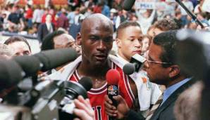 Der Medienrummel um Michael Jordan bei seinem Comeback gegen die Pacers war riesig.