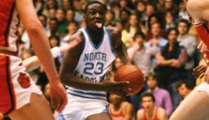 Michael Jordan spielte drei Jahre für North Carolina.