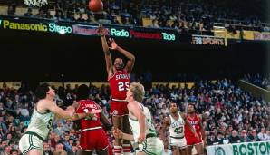 Platz 22: EARL CURETON (u.a. Sixers, Pistons, Clippers und Hornets) - 53,8 Prozent Freiwurfquote (530/985 FT) von 1980 bis 1997.