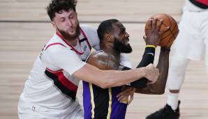 LeBron James ist in Spiel 3 zwischen den Los Angeles Lakers und Portland Trail Blazers kaum zu stoppen.