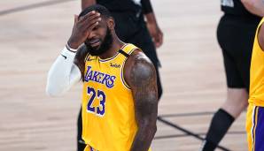 In der Offensive der Los Angeles Lakers um LeBron James läuft es derzeit nicht wirklich rund.