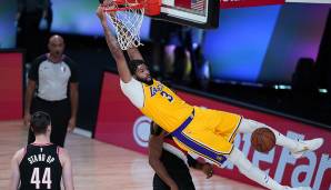 Platz 19: Anthony Davis (Los Angeles Lakers) - Dunk-Rating: 88 / Overall-Rating: 95.
