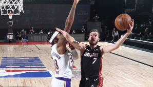 Platz 2: Goran Dragic | Team: Miami Heat | Alter: 34 | Status: Unrestricted Free Agent | Gehalt: 19,2 Mio. | Stats 19/20: 16,2 Punkte, 5,1 Assists, 44,1 Prozent FG (59 Spiele).