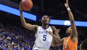 25. Pick: NEW YORK KNICKS (von OKC via Minnesota) - Immanuel Quickley (Point Guard, Kentucky)