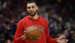 Platz 5: ZACH LAVINE (Chicago Bulls) | Alter: 27 | Draft: 2014 (13. Pick) | Erfolge: 2x All-Star | Stats 21/22: 24,4 PPG, 4,6 RPG, 4,5 APG, 47,6 FG%, 38,9 3P%