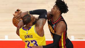 Die Lakers um LeBron mussten gegen Atlanta länger als notwendig zittern.